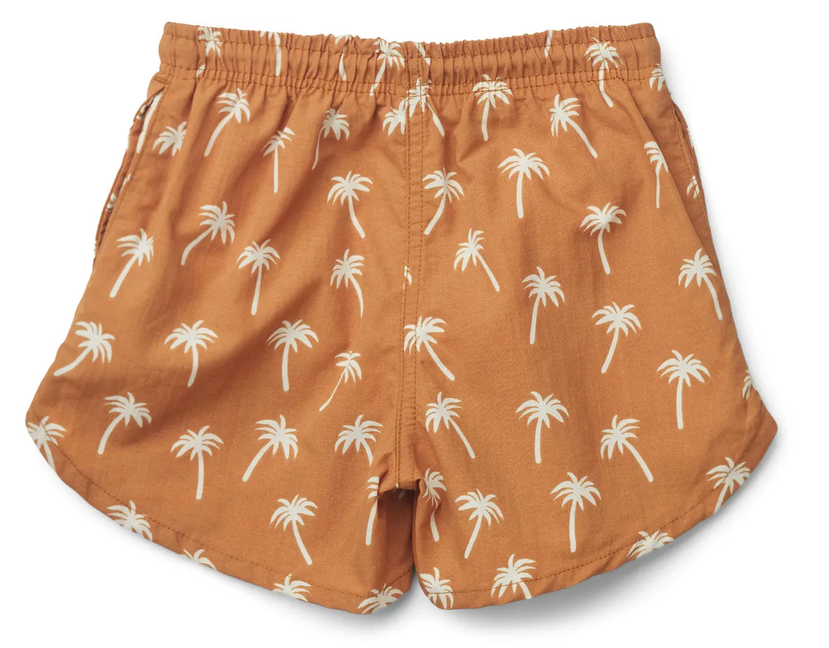 Aiden Swimshorts ''Palms / Almond''