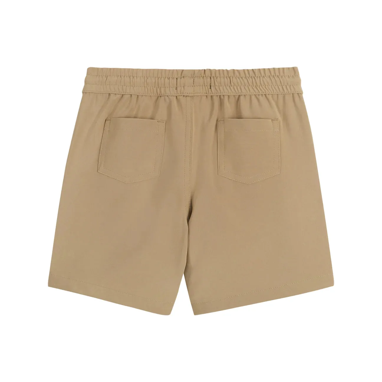 Beige Boys Short with Tie Drawstring