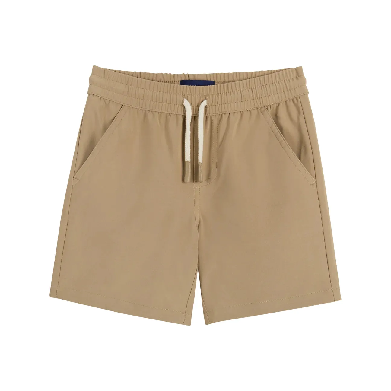 Beige Boys Short with Tie Drawstring