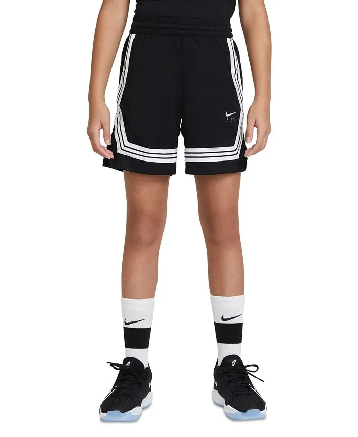 Big Girls Fly Crossover Nike Basketball Shorts, Black