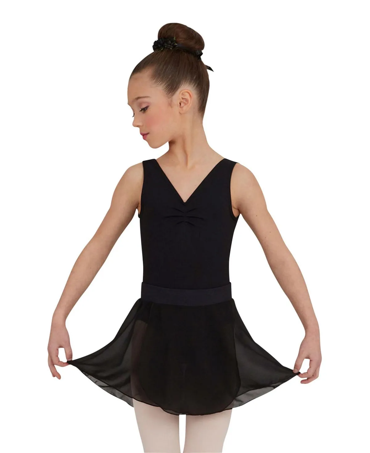 Big girls pull up Capezio skirt