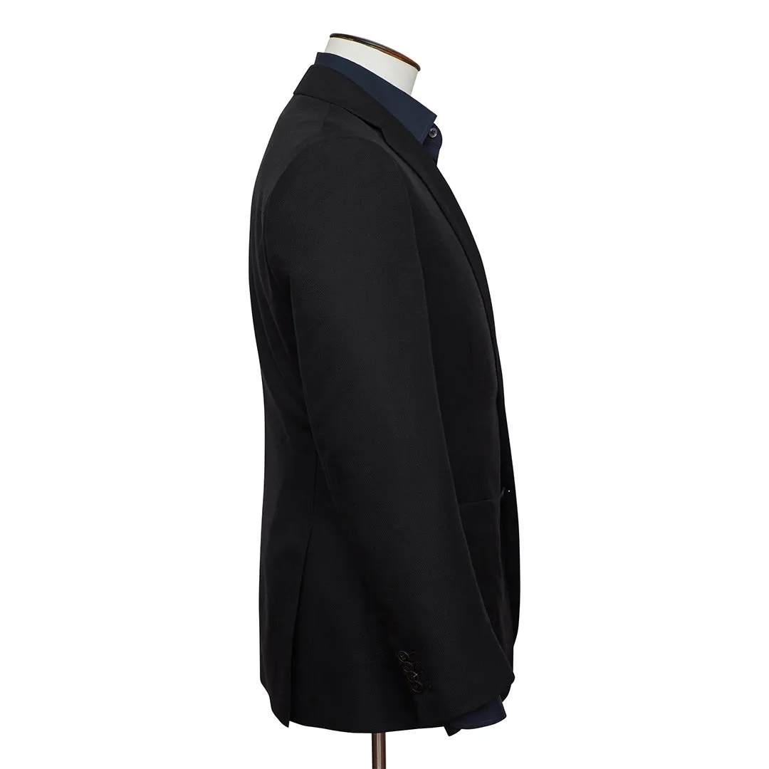 Black Wool & Mohair Blazer