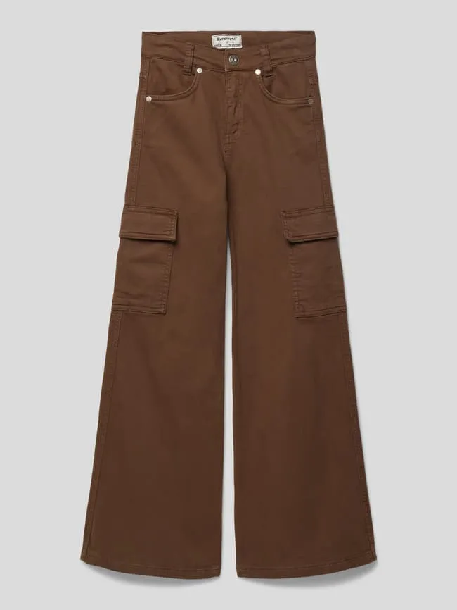 Blue Effect stretch cargo pants, chocolate brown