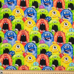 Cartoon Mix Series Funny Face Cotton Prints