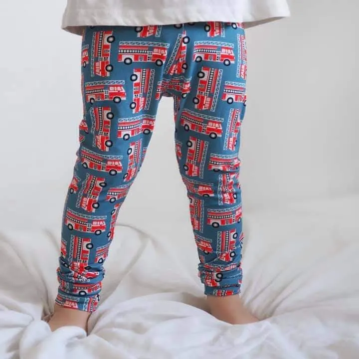 Children's Fire Engine Leggings