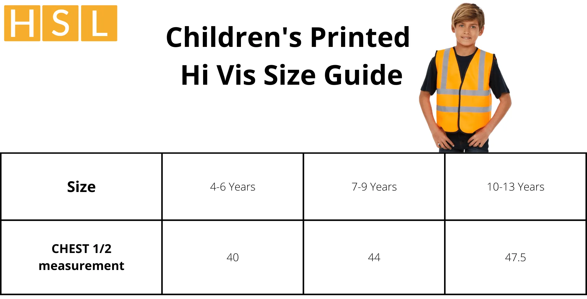 Children's Printed Hi Vis Megabuy