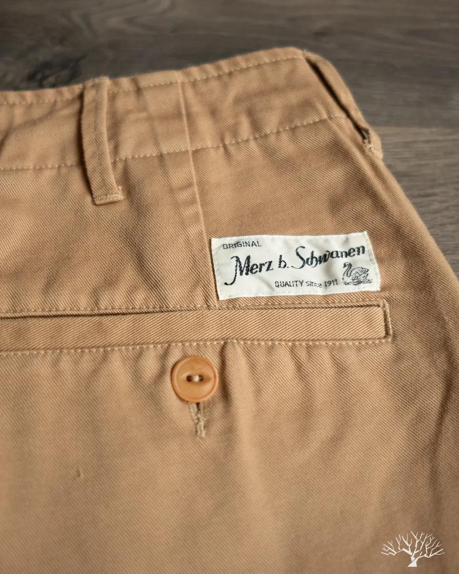 CHINO01 - Wide Cut Chinos - Khaki