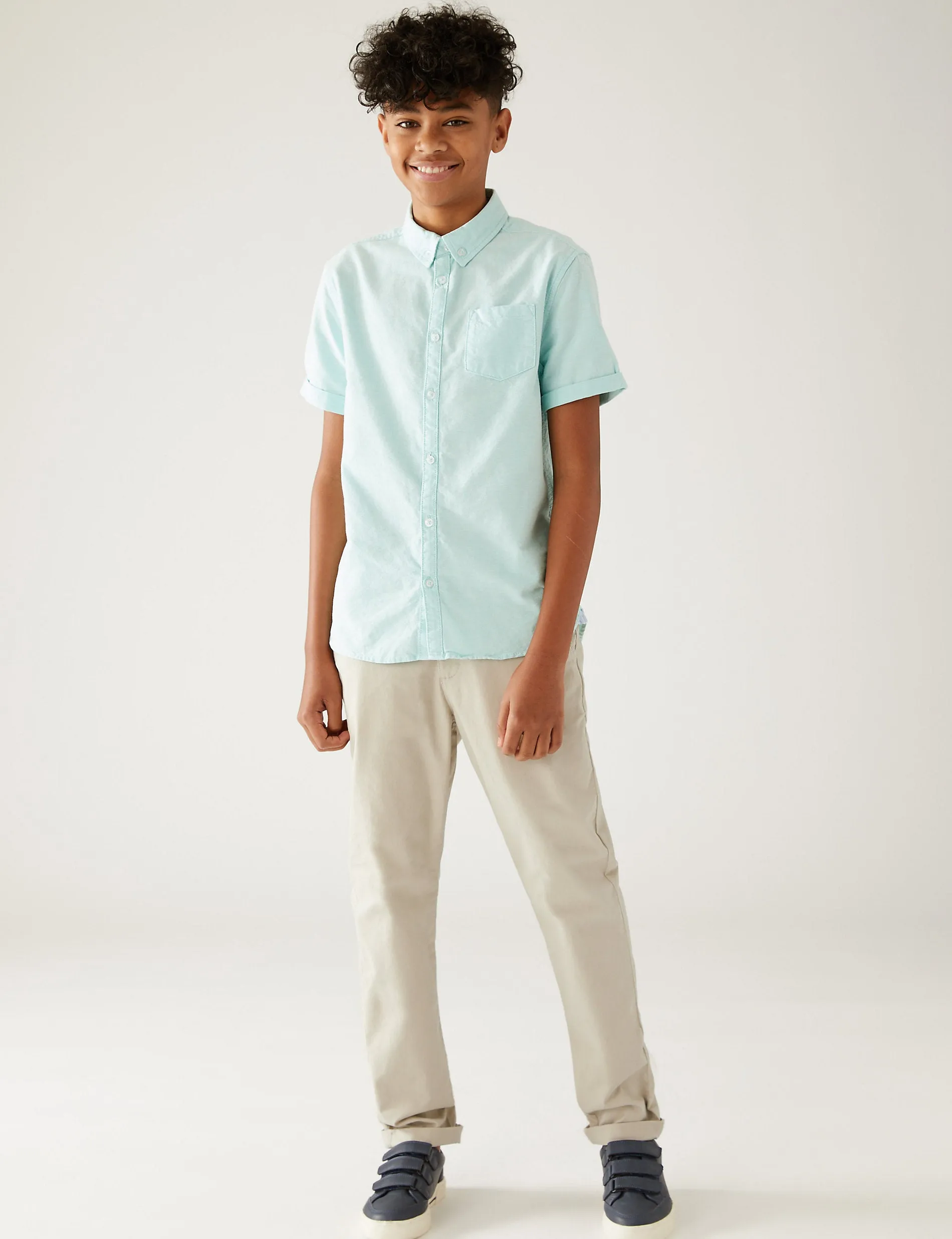 Cotton Chinos (6-16 years) Marks & Spencer