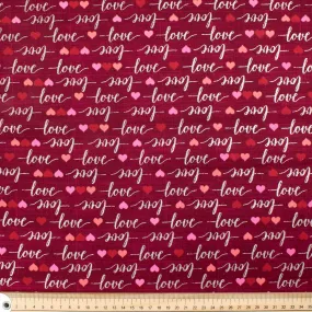 Cotton Craft Prints Design-104 I love you