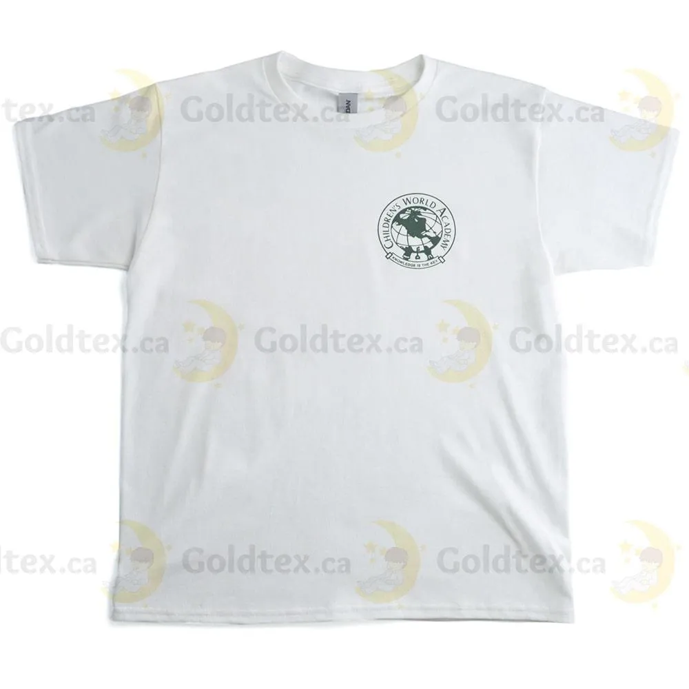 CWA - Short Sleeved School Uniform T-Shirt with Logo