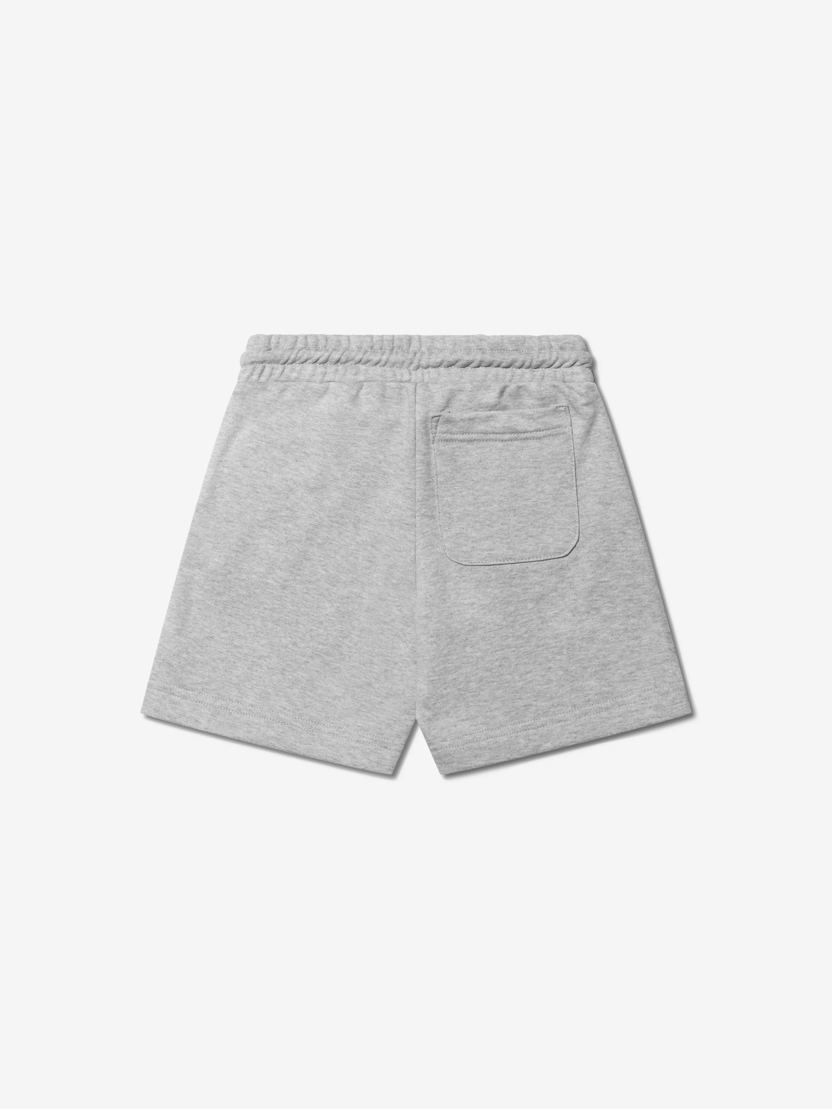 Diesel Kids Logo Jogger Shorts in Grey