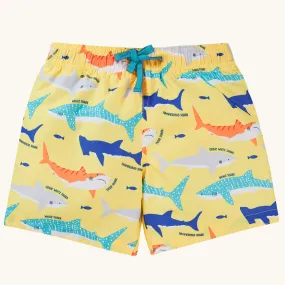 Frugi Boscastle Board Shorts - Banana Sharks