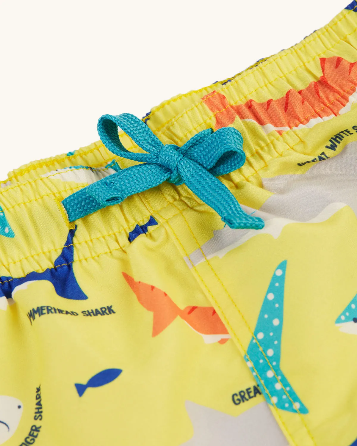 Frugi Boscastle Board Shorts - Banana Sharks