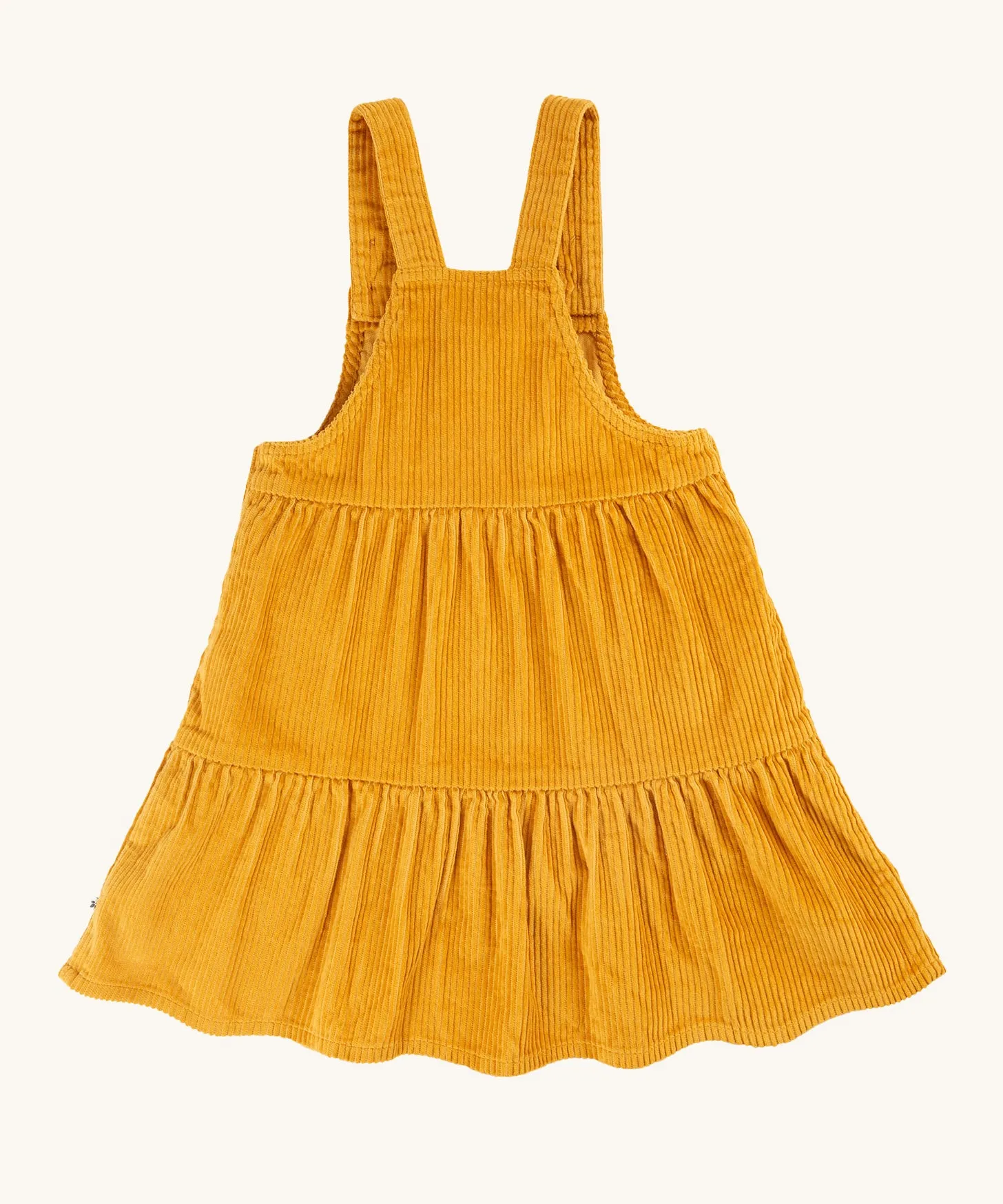 Frugi Michaela Pinafore Dress - Gold/Flower