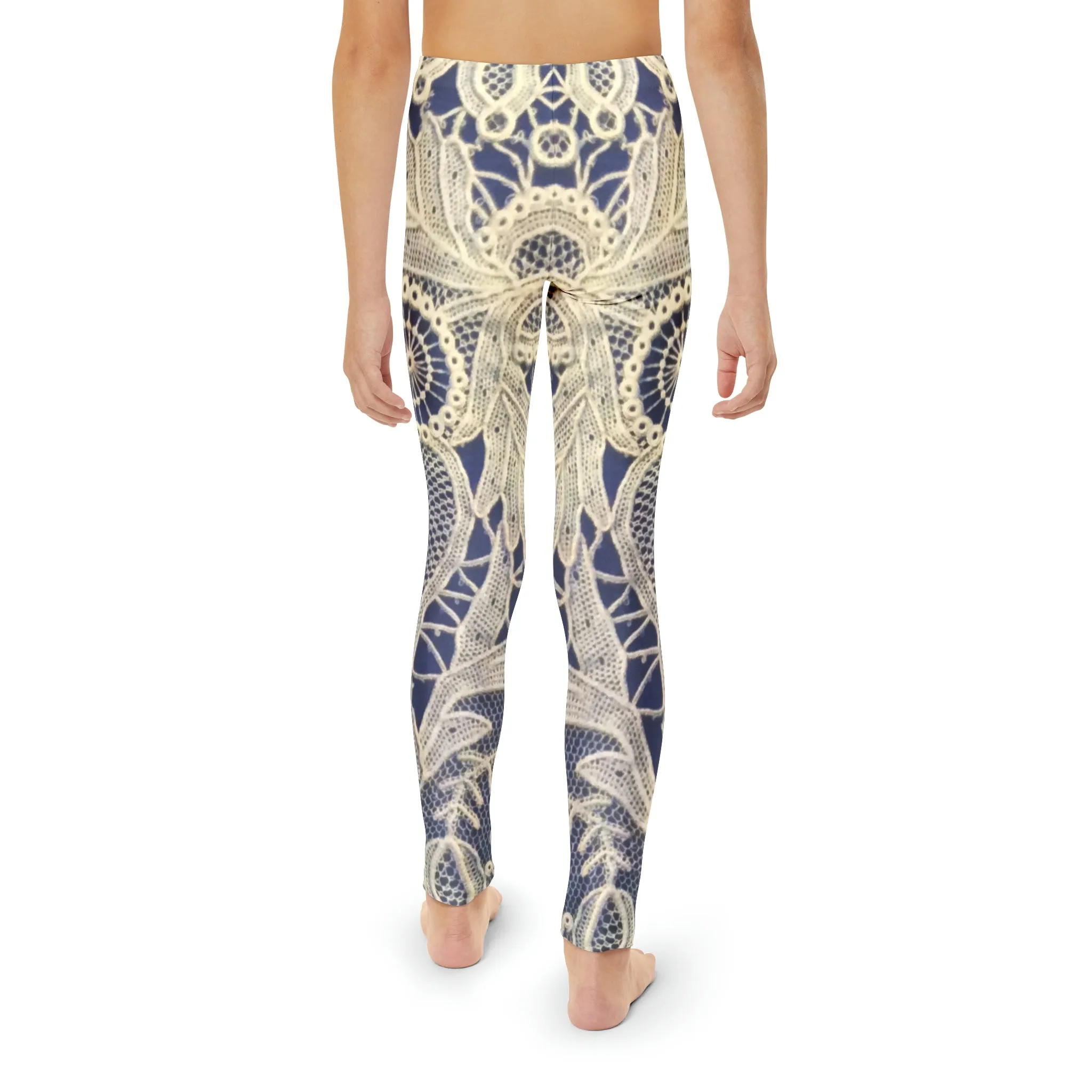 Golden and Blue - Inovax Youth Full-Length Leggings