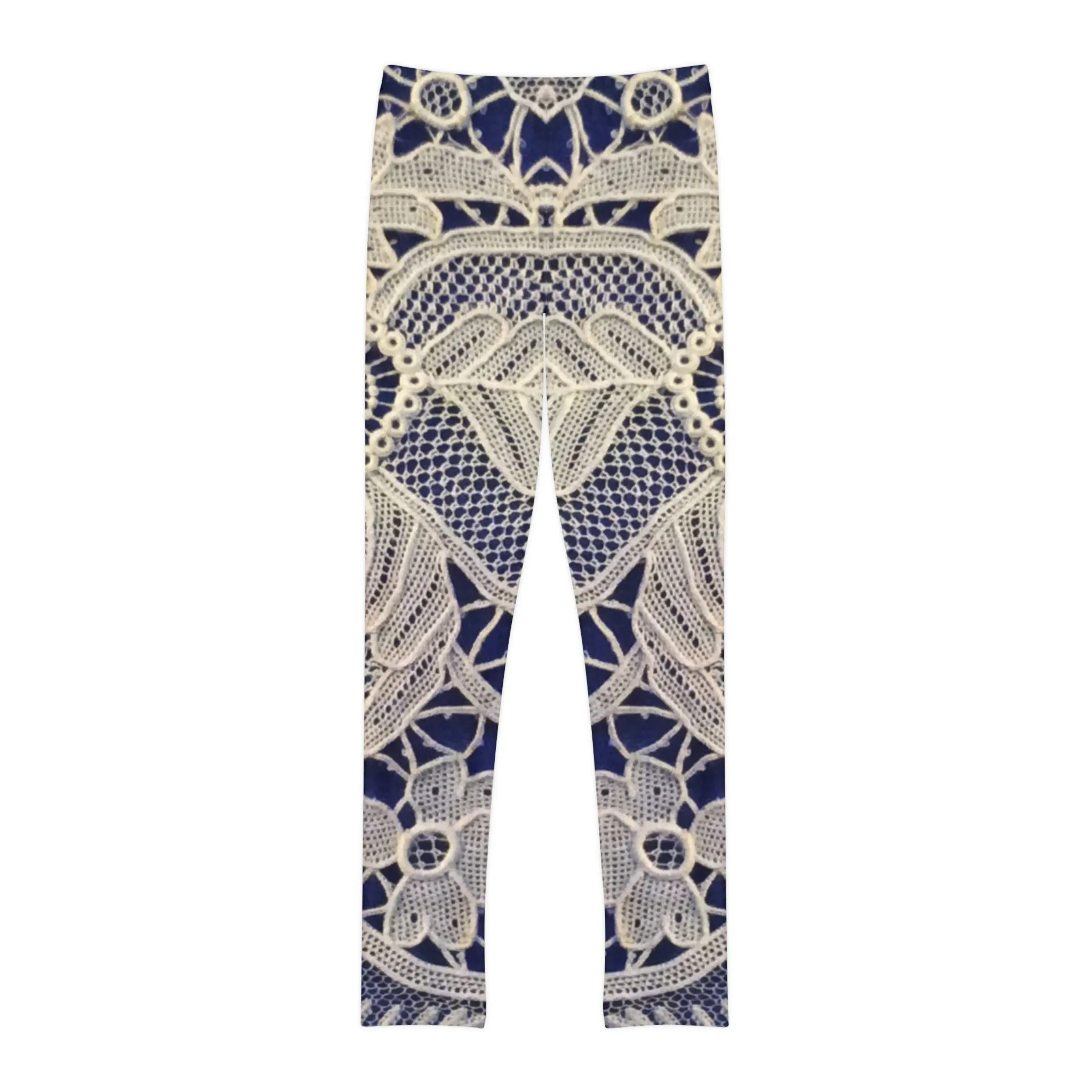 Golden and Blue - Inovax Youth Full-Length Leggings