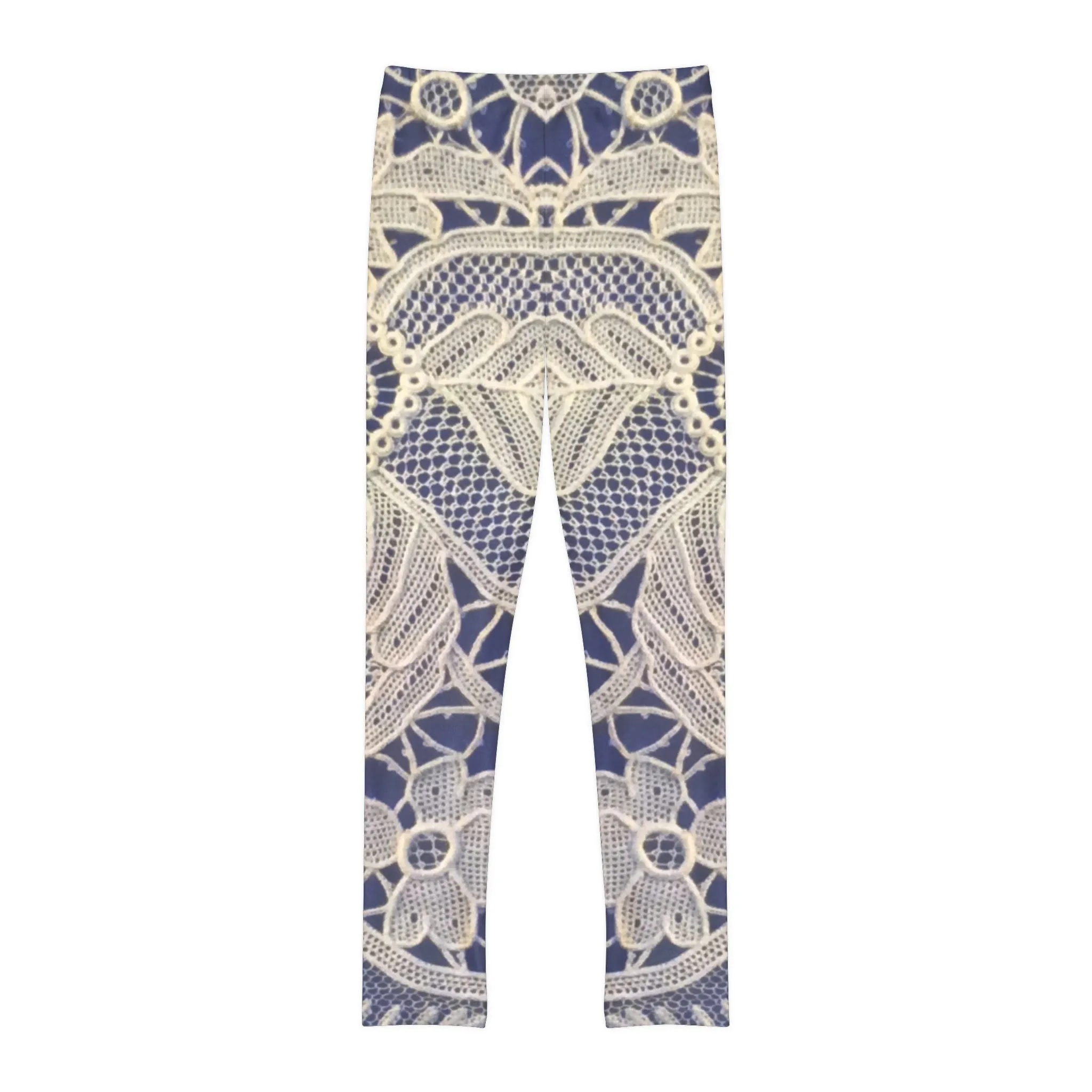 Golden and Blue - Inovax Youth Full-Length Leggings