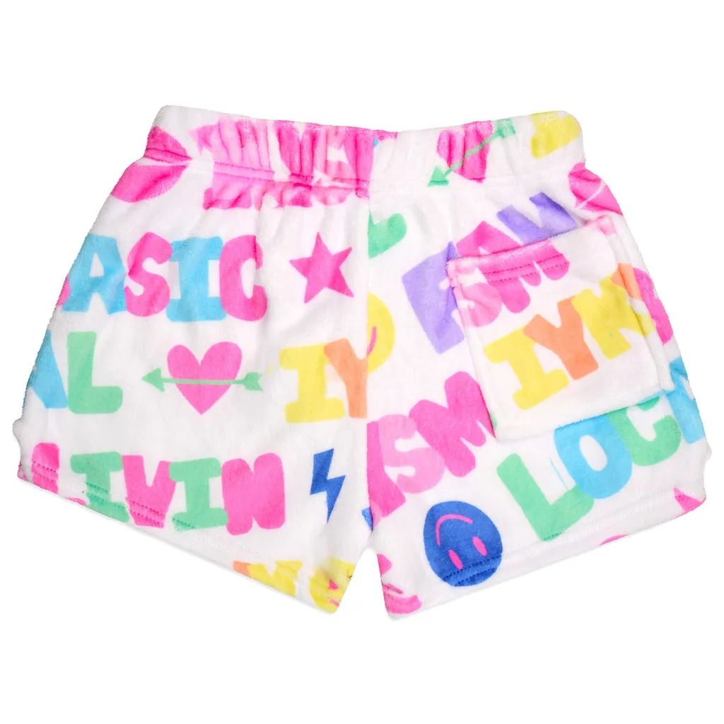 Iscream Theme Icons Plush Shorts