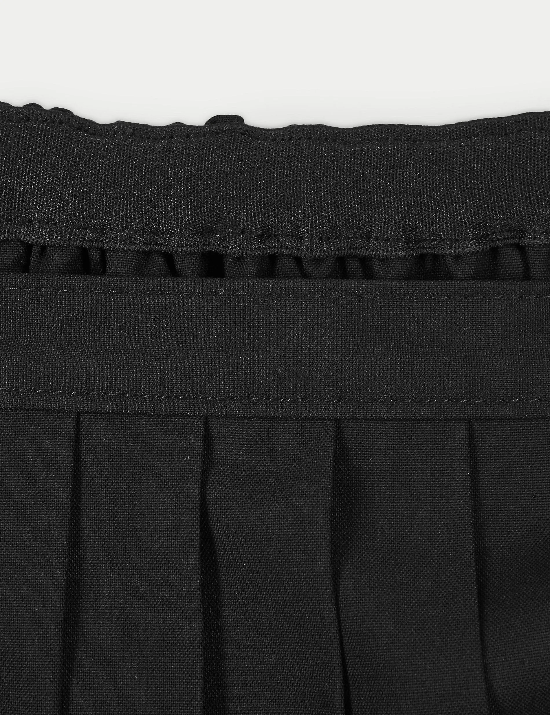 Lightweight Pull-On School Skirt for girls (2-16 years) Marks & Spencer, black