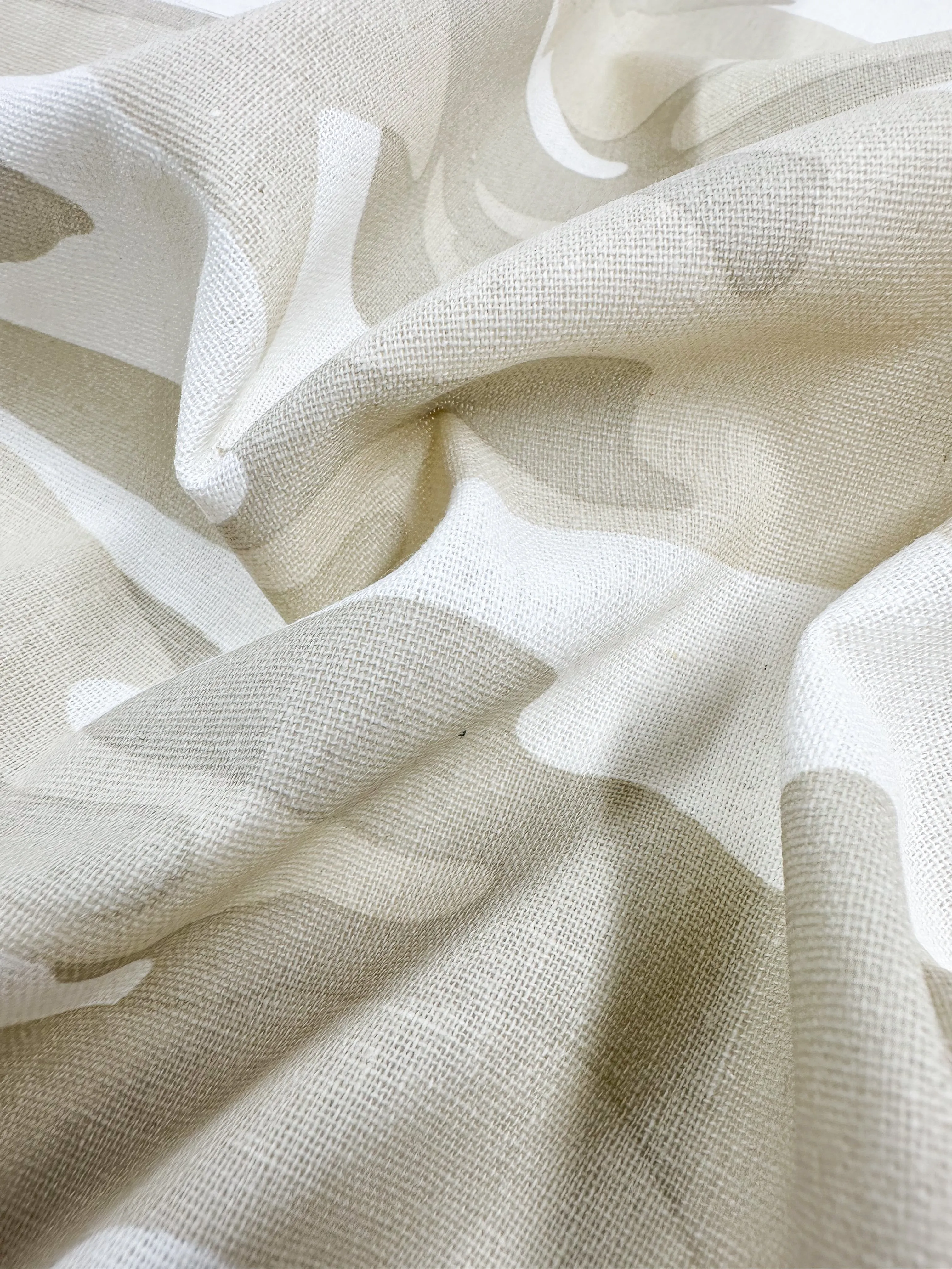 Linen Blend - Calm Camo - 137cm