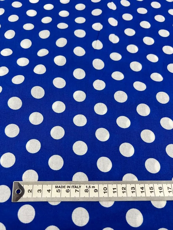 Linen Blend - Dazzling Blue - 112cm