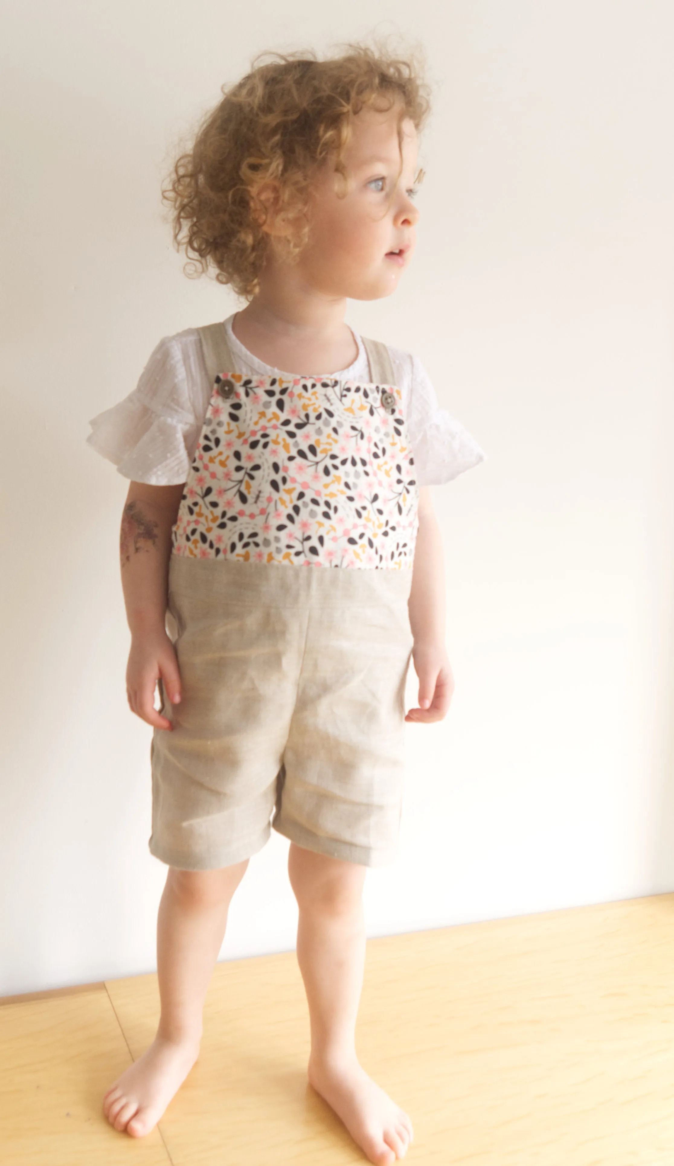 Lion Overalls Sewing Pattern for Kids