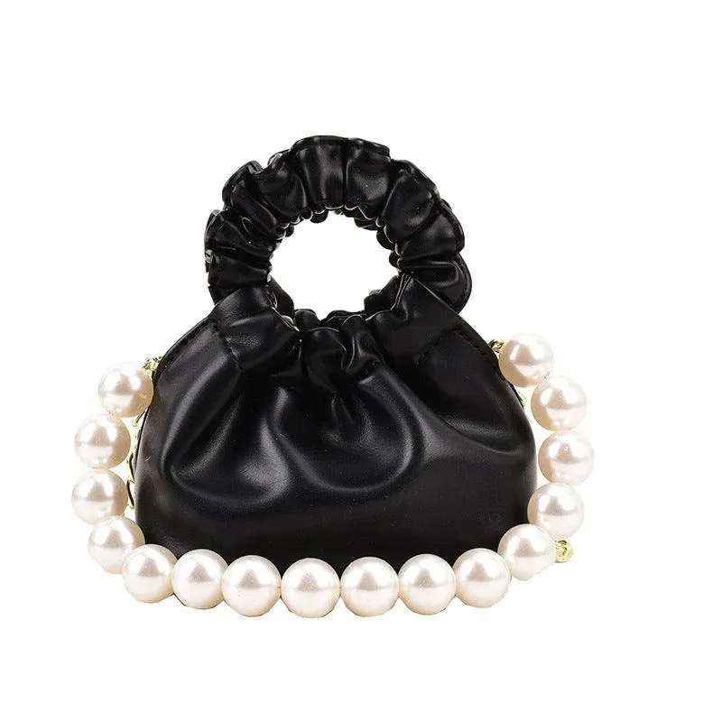 Mini Bag Adorned with Pearls