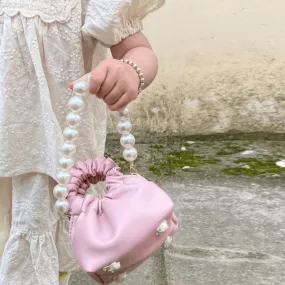 Mini Bag Adorned with Pearls