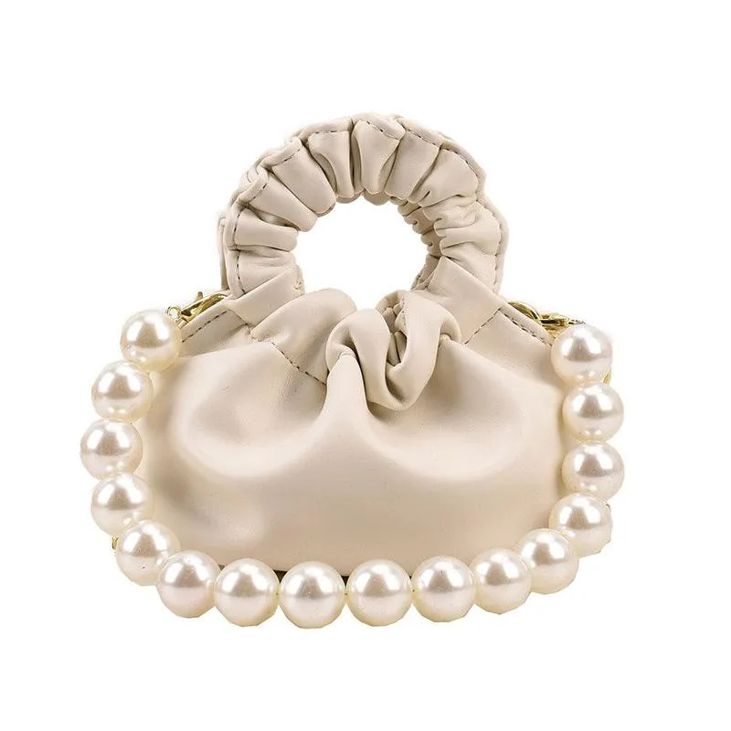 Mini Bag Adorned with Pearls