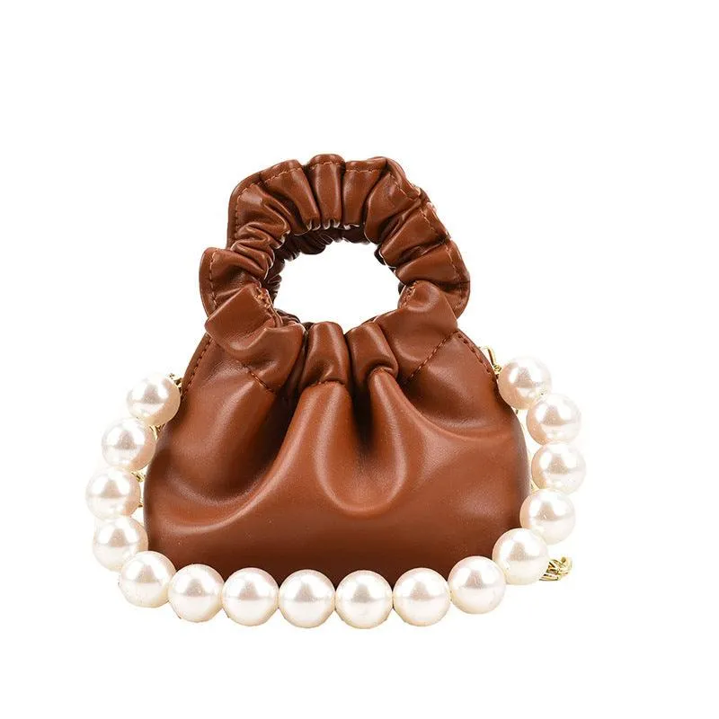 Mini Bag Adorned with Pearls