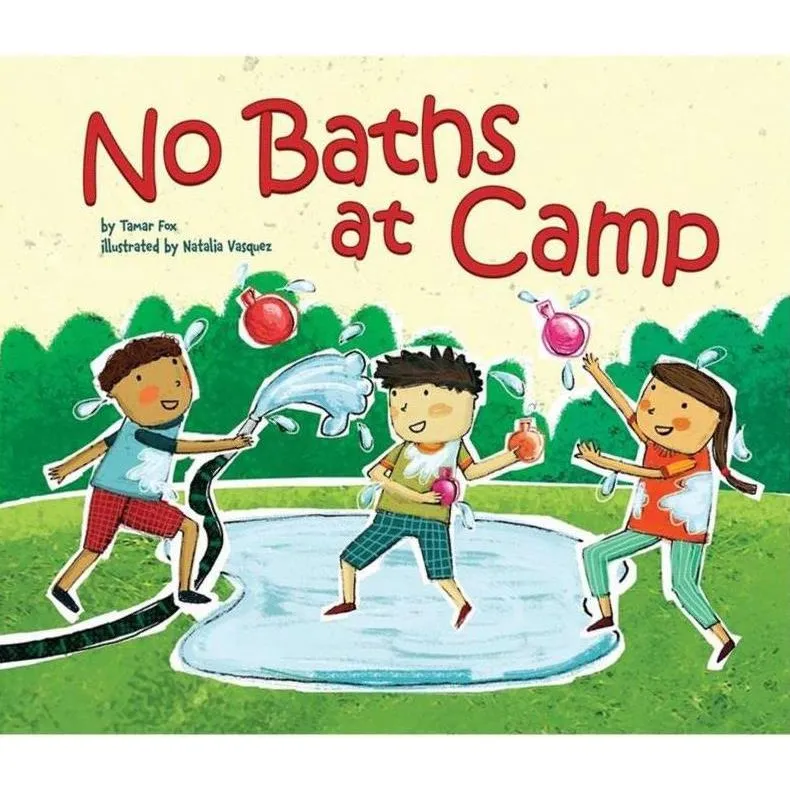 No Baths at Camp (Kar-Ben Favorites) By Tamar Fox & Natalia Vasquez Ages 3-8