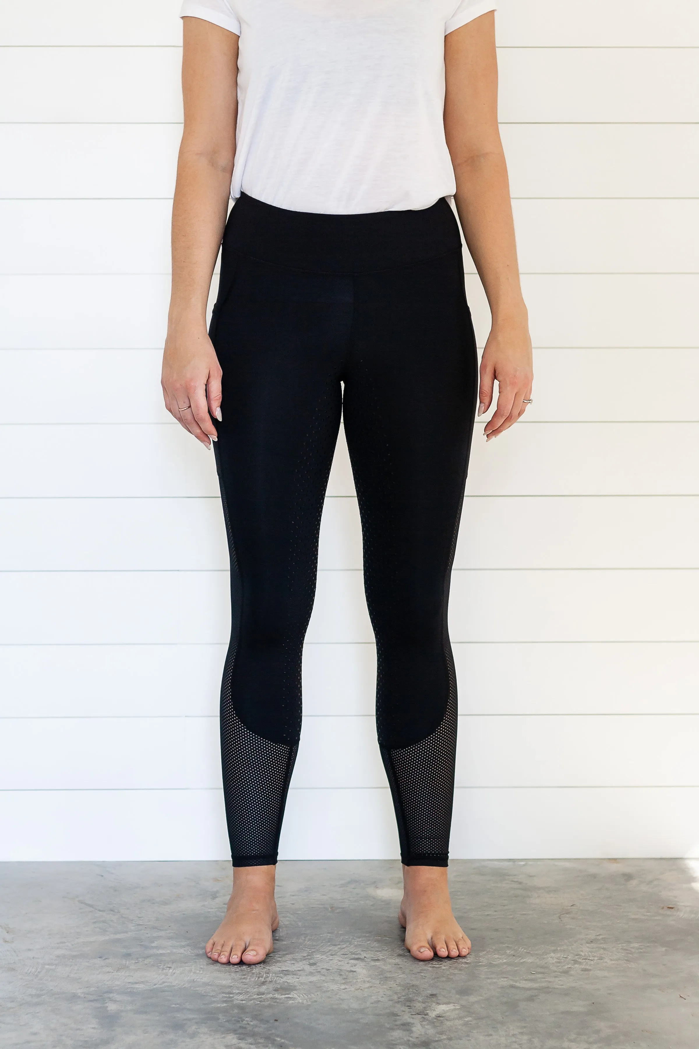 NOMAD SUMMER RIDING TIGHTS - BLACK