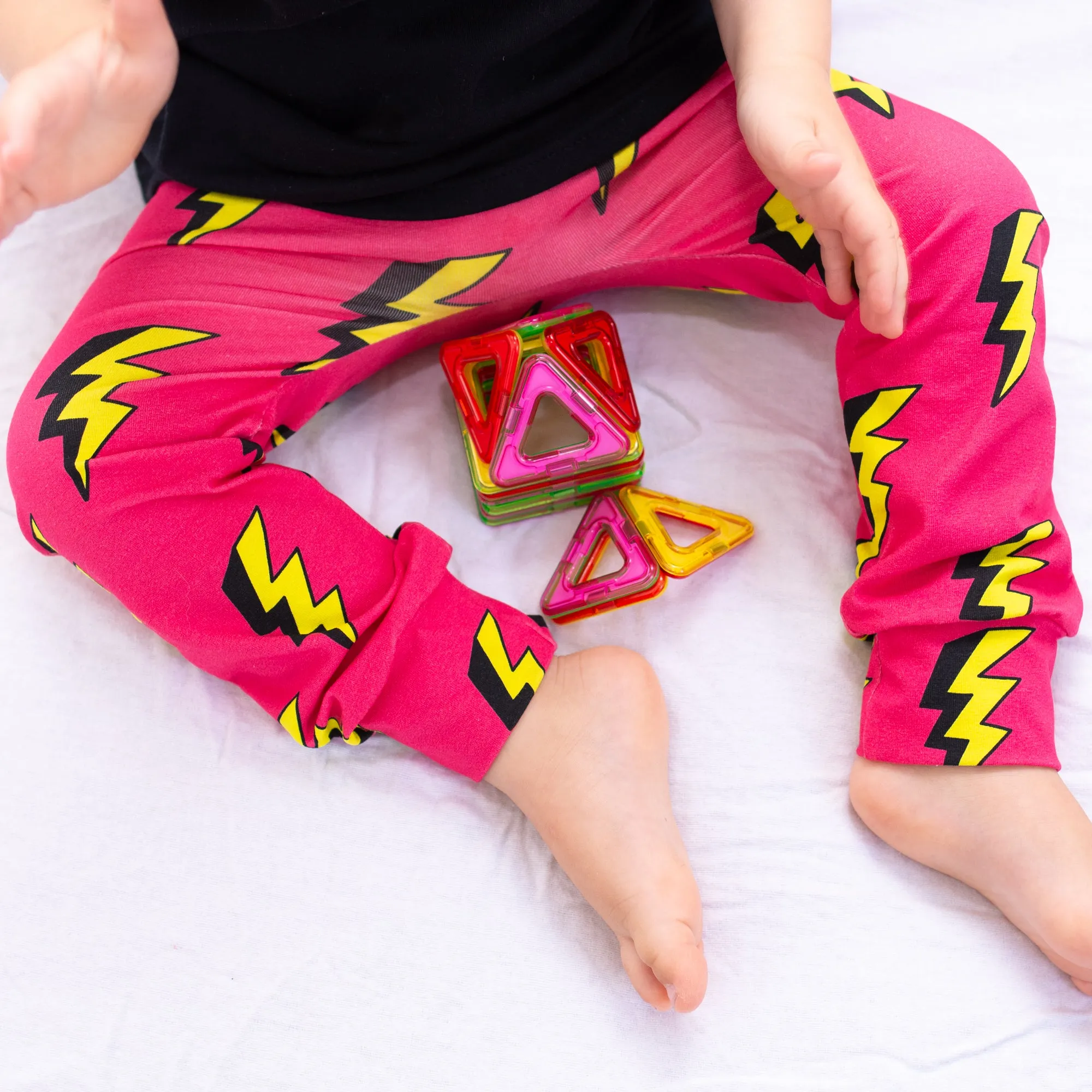 Pink Bolt Leggings