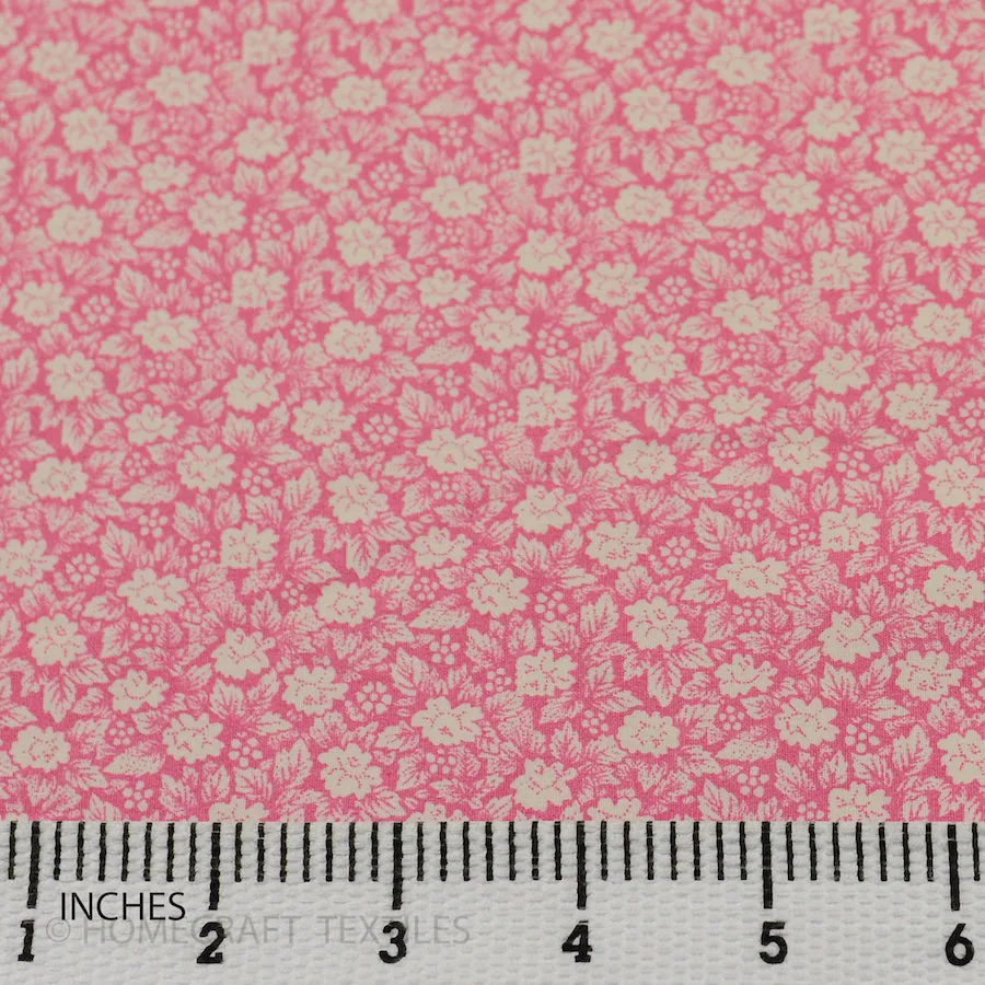 Pink Mini Floral Cotton Print