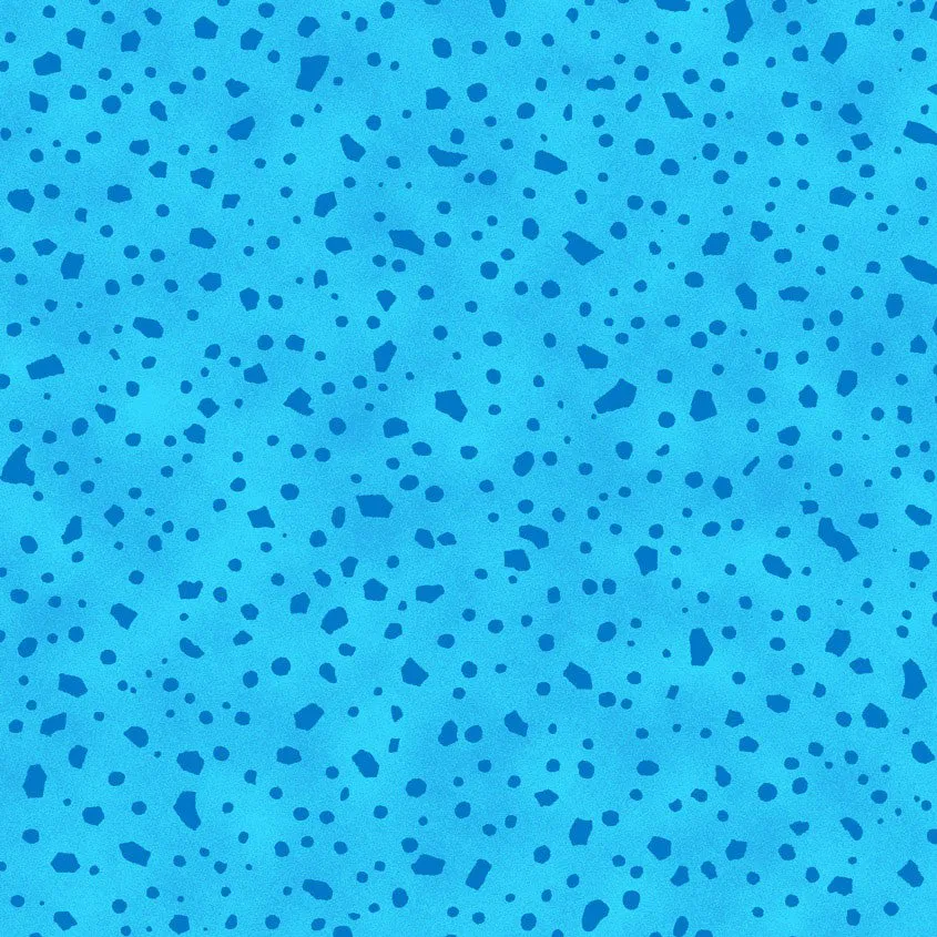 Stof Fabrics Quilters Coordinates Blue Dots Cotton Prints