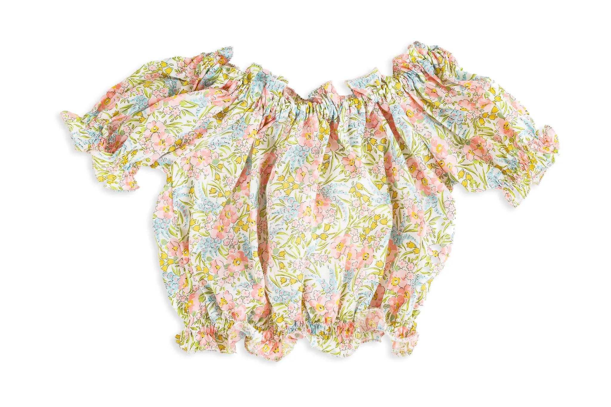 Tara Ruffled Shorts & Top Set in Liberty Fabric