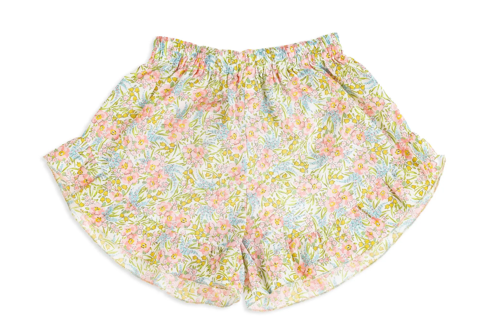 Tara Ruffled Shorts & Top Set in Liberty Fabric