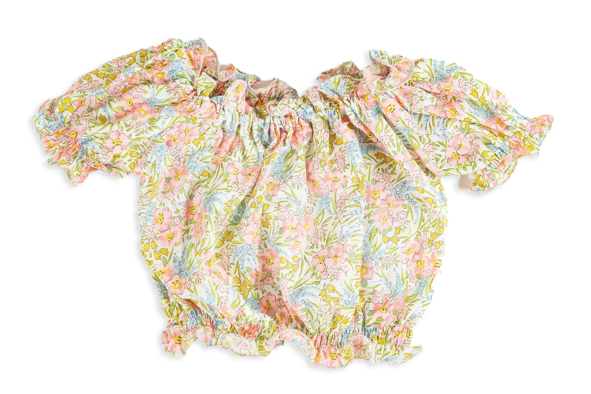 Tara Ruffled Shorts & Top Set in Liberty Fabric